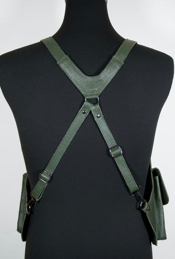 Clint cuero verde militar