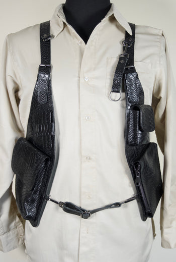 Clint cuero snake black